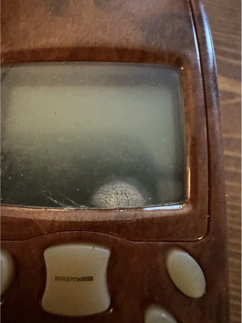 Nokia 5165 Digital Cellular Phone with RARE Wood Facing and Battery UNTESTED